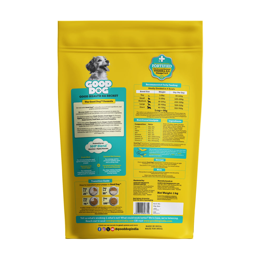 Nutritionally Formulated Puppy Food