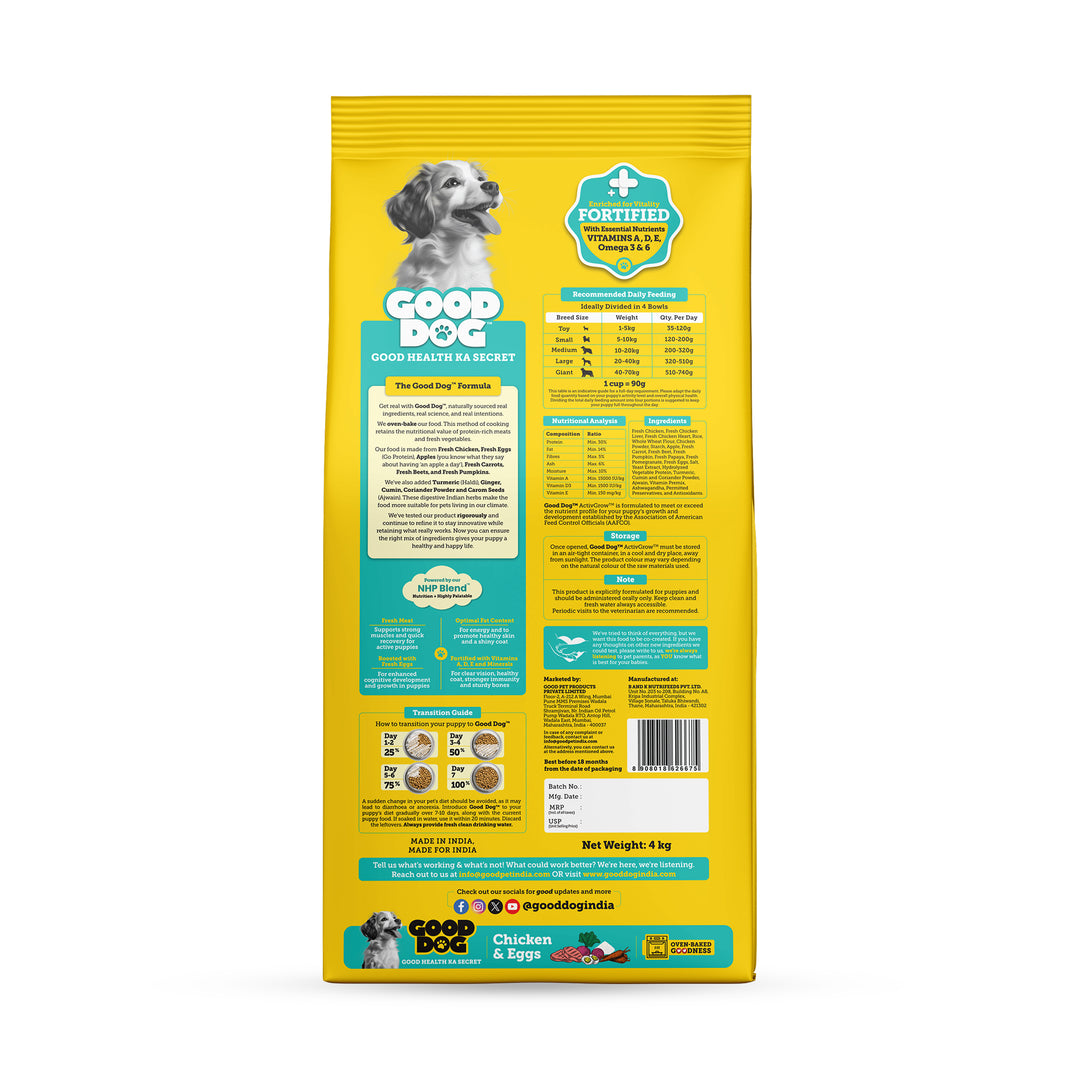 Nutritionally Formulated Puppy Food