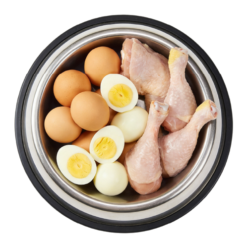 <p>Fresh Chicken & <strong>Eggs</strong></p>