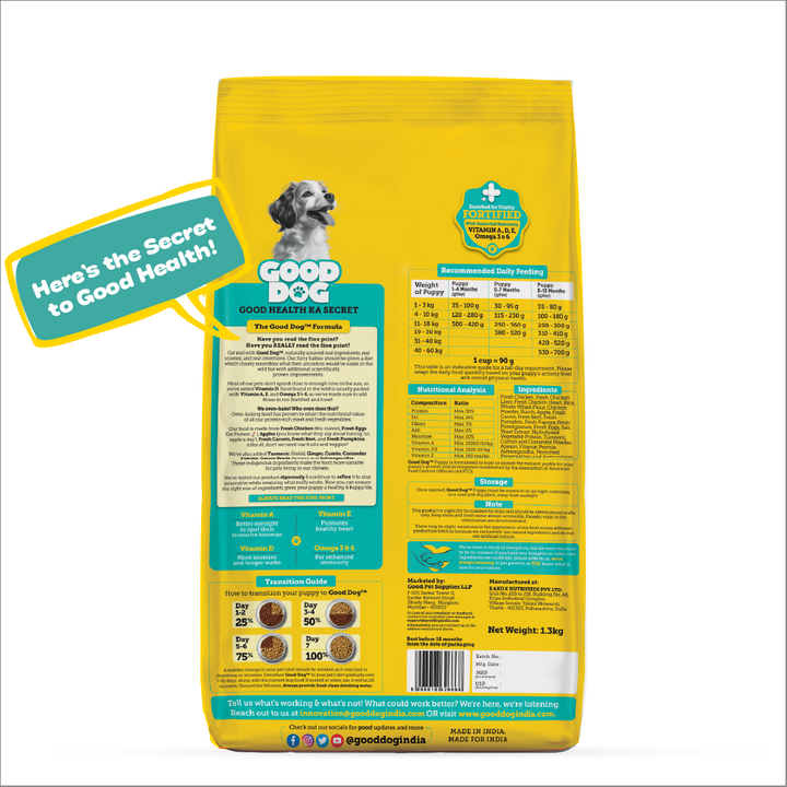 Nutritionally Formulated Puppy Food